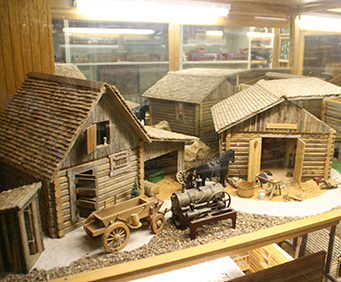 Interior Log Farm