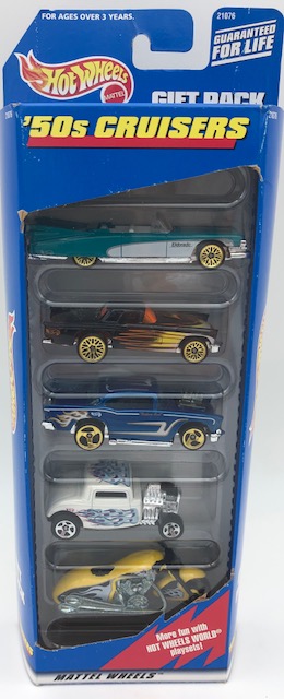Details about   HOT WHEELS 1998 5 PACK Gift pack 50'S CRUISERS 