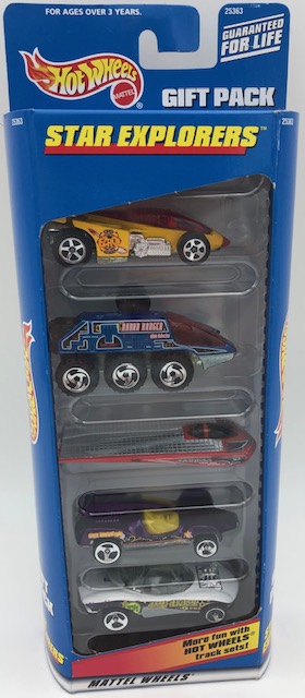 1998 Hot Wheels Star Explorers diecast car Gift Pack 